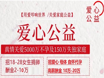 界首捐卵助孕生子 爱心志愿者招募